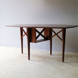 Table de salle à manger extensible, milieu de siècle, années 70