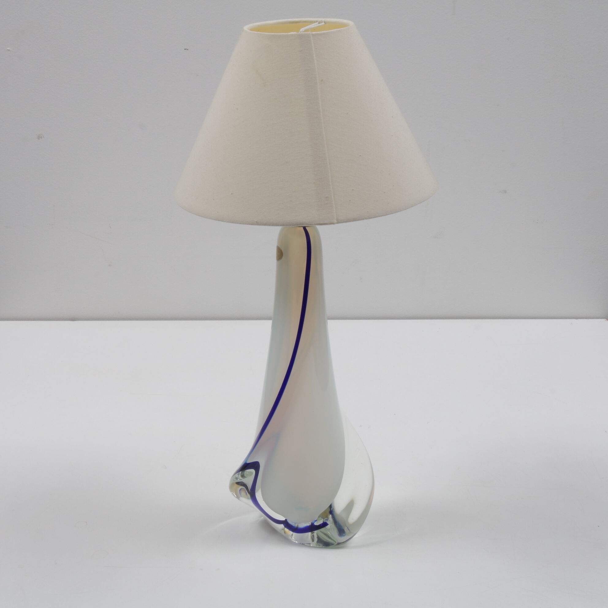 Lampe en verre de Murano par Seguso Murano en Italie 1950