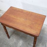 Vintage wooden desk side table