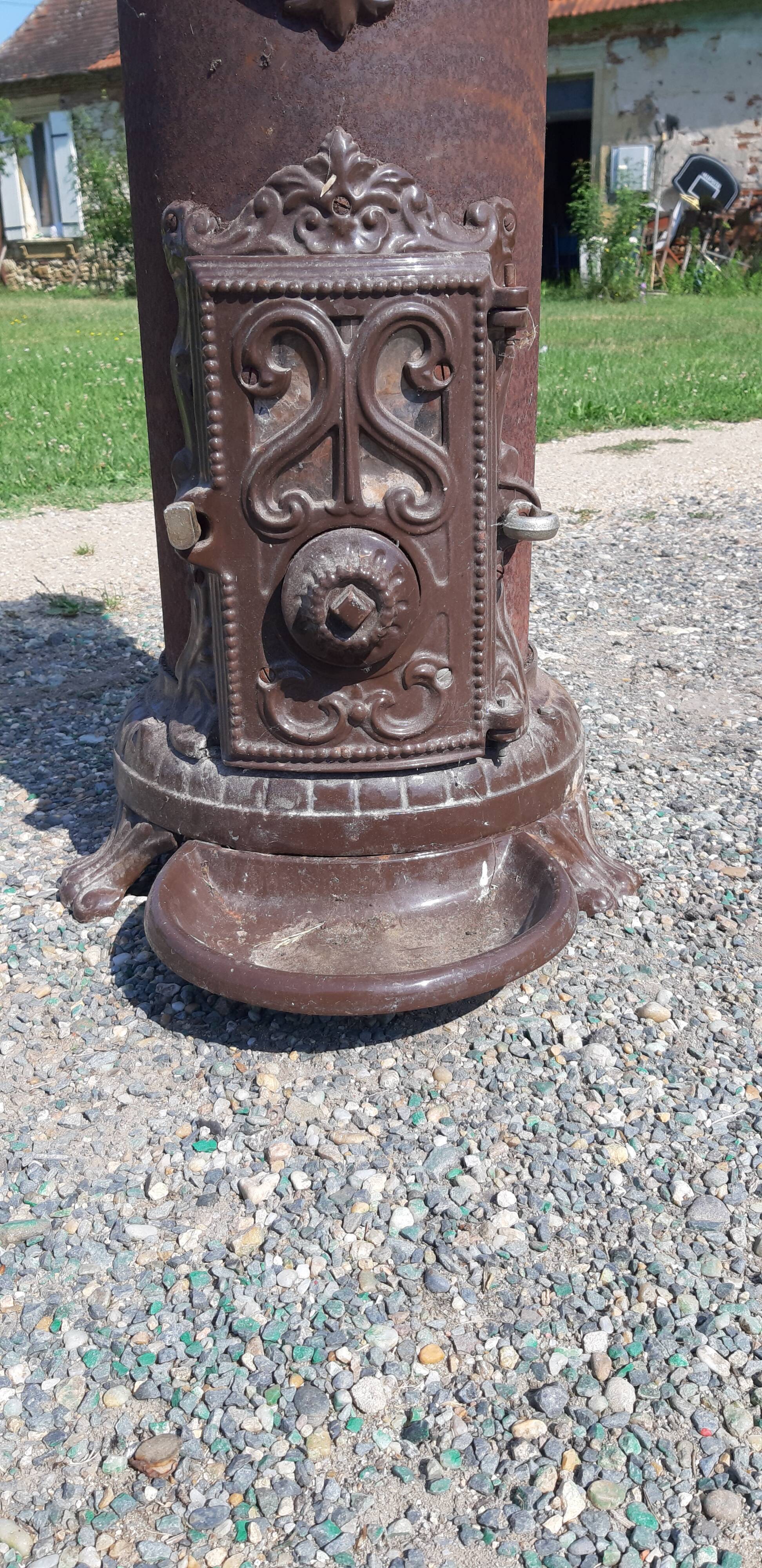 Poele Godin Enamelled cast iron