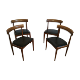 Set of 4 lounge chairs by Johannes Andersen for Denmark, 1960 s