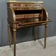 Small Mahogany Cylinder Desk, Louis XVI Style – Mid-19th Century