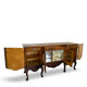 Buffet en noyer burr italien, années 1930.