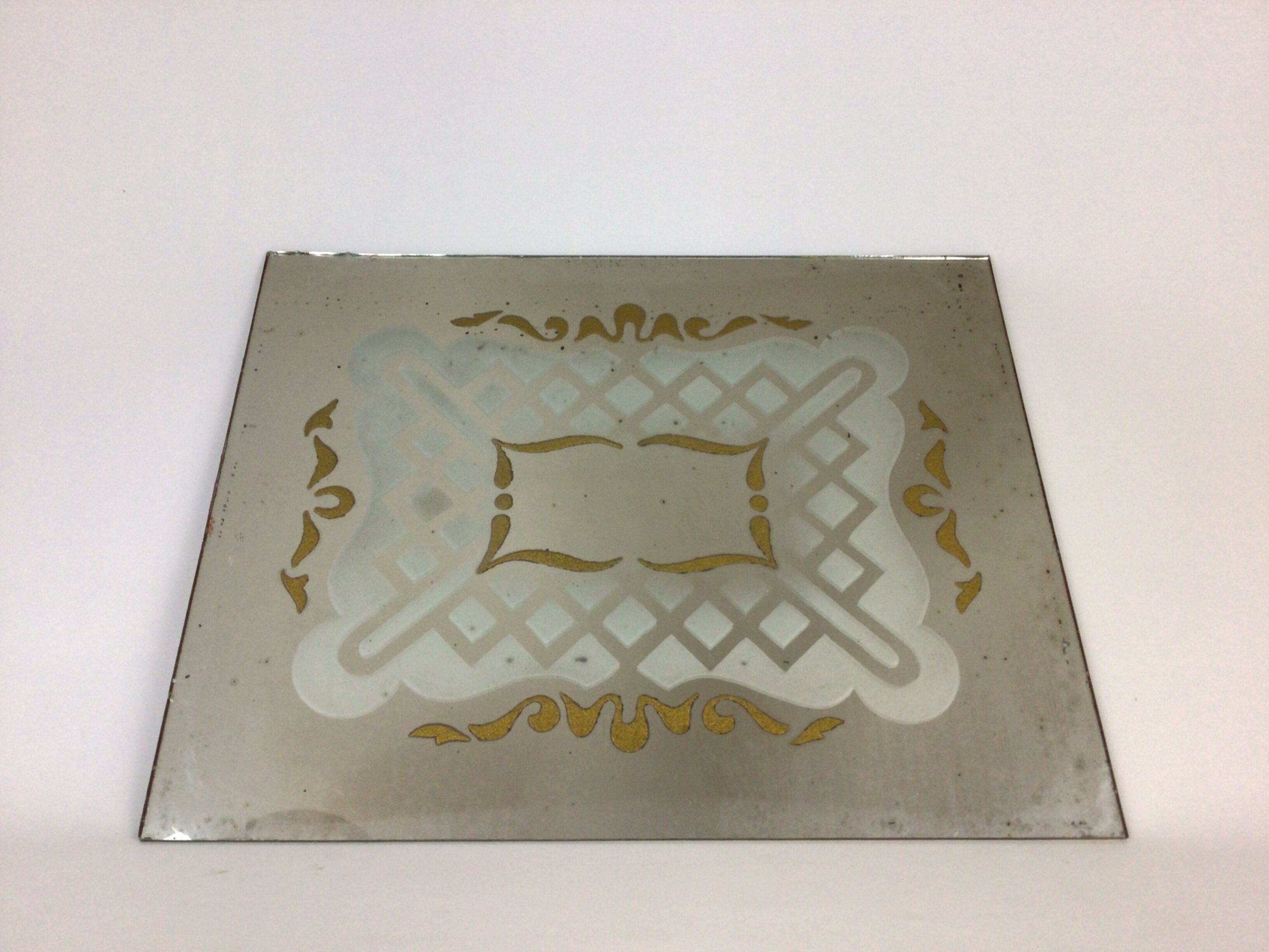 Art deco brut mirror