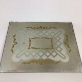 Art deco brut mirror