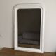 Louis Philippe mirror, late 19th century. White. 135x90.