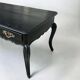 Louis XV Style Flat Desk Black Lacquered 19th Century