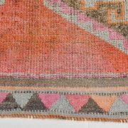 3x11 Shades Of Pink Antique Runner Rug, Handmade Runner Rug, 96x329Cm