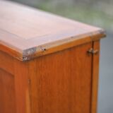 Storage furniture, school furniture, wooden furniture, vintage furniture from the 60s, interior decoration