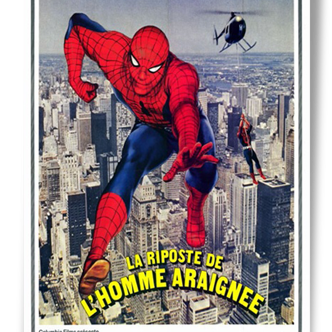 Vintage film poster the response of spiderman Spider man 1978