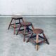 Wabi Sabi Nesting Tables, France, 1950s, Set of 3