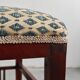 Jugendstil stool in beech and mahogany attributed to Otto Wagner, 1910s.