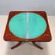 Table de jeu ancienne en acajou, Angleterre, milieu du XIXe siècle