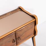Sculptural Italian Mid-Century nightstand/cabinet, 1950’s