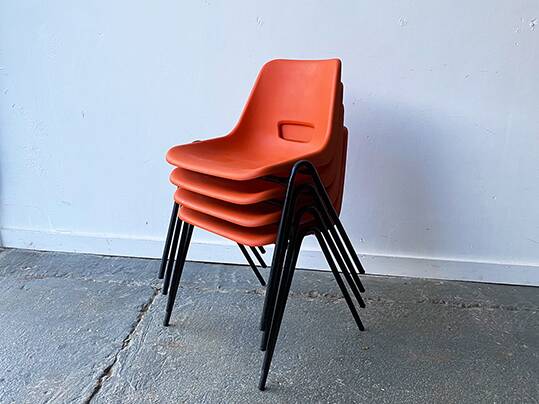 1960s Mid-Century modern dining set by Schreiber Furniture and AB tubular Products