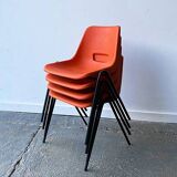 1960s Mid-Century modern dining set by Schreiber Furniture and AB tubular Products