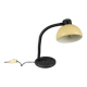 1970s Hungarian Gooseneck Desk Lamp, Cappuccino Mid Century Table Light
