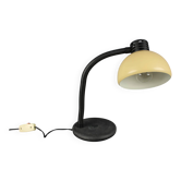 1970s Hungarian Gooseneck Desk Lamp, Cappuccino Mid Century Table Light