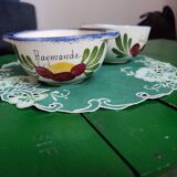 Set of two bowls type Breton