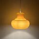 Vintage hanging lamp brown, pendant light, 70's interior