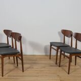Mid-Century Danish Dining Chairs, 1960s, Set of 4