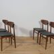 Chaises de salle à manger danoises du milieu du siècle, années 1960, lot de 4