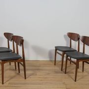 Mid-Century Danish Dining Chairs, 1960s, Set of 4