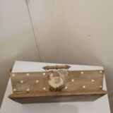 Vintage wooden egg or other basket