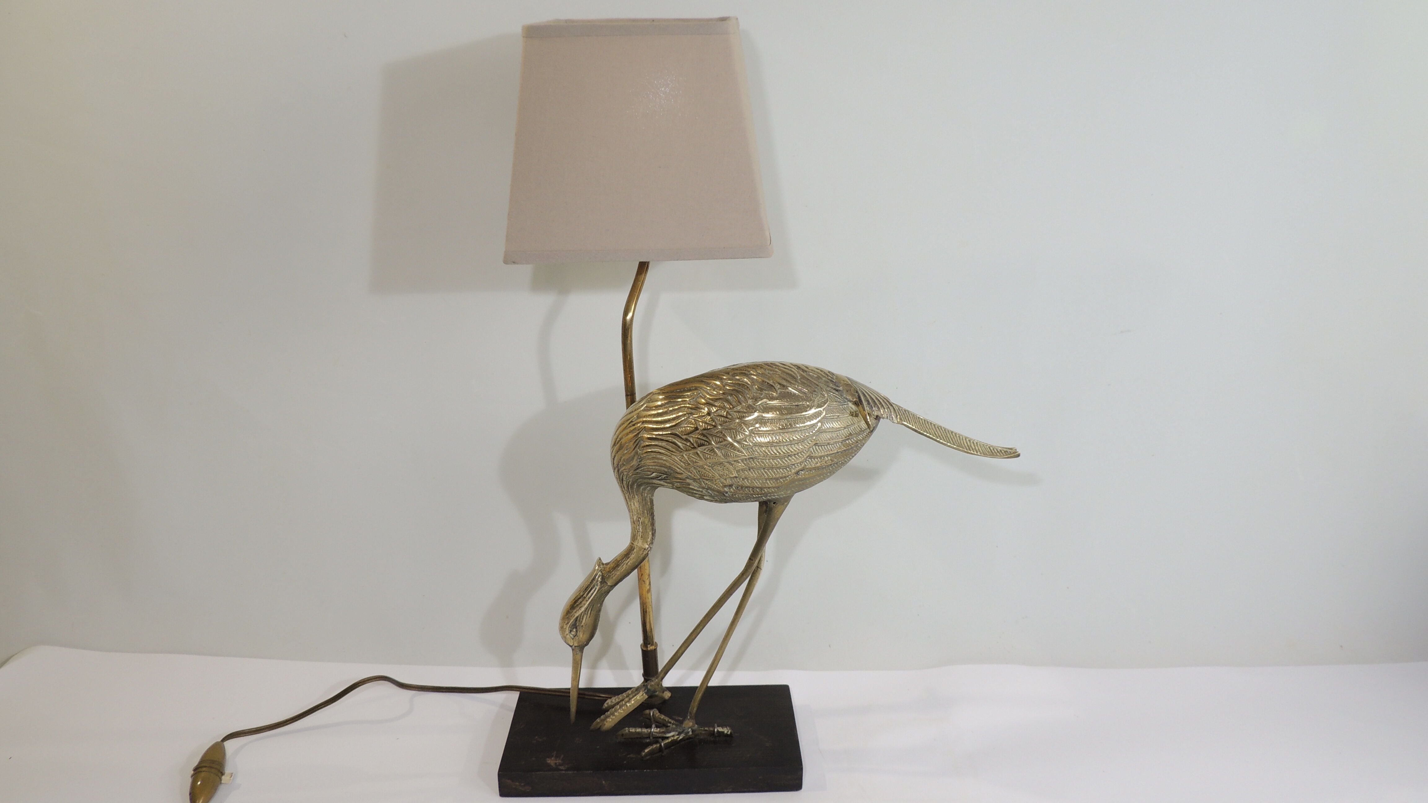 Ibis model table lamp /brass/vintage /1970