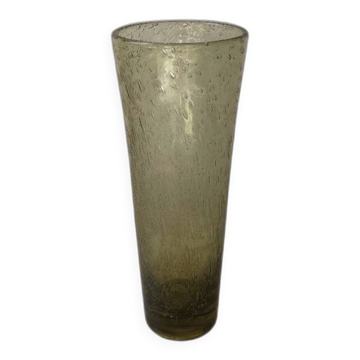Vase en verre bullé de Biot