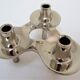 Pair of orion candle holders by fritz nagel and caesar stoffi