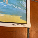 Ogé Hachette poster "camping / winter"