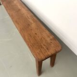 1950s pine farmhouse bench