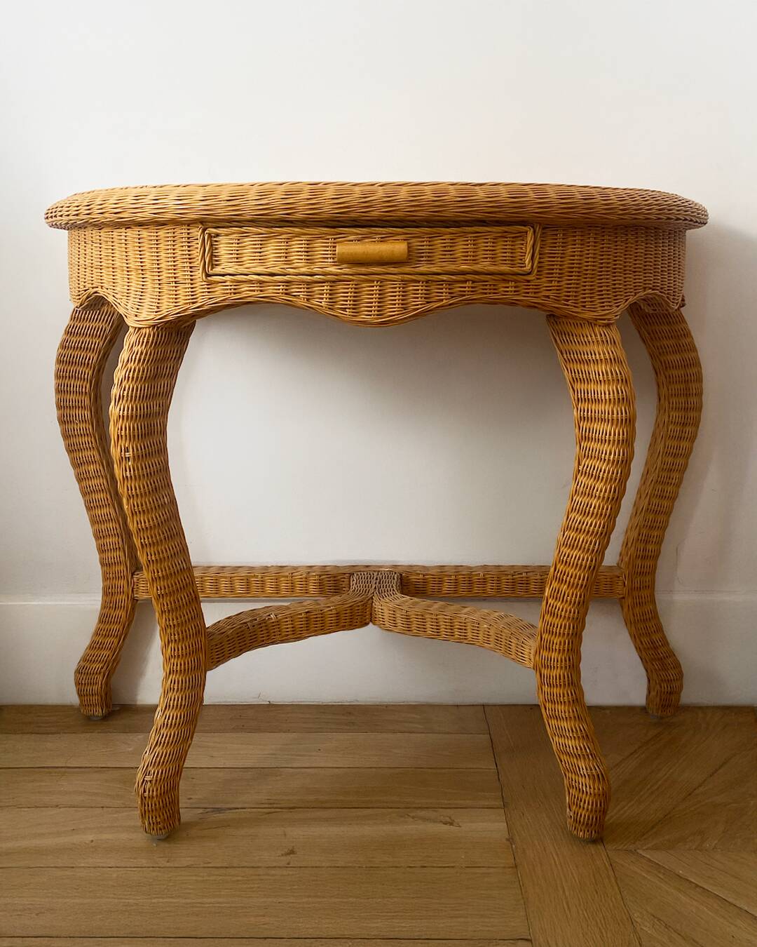 rattan console