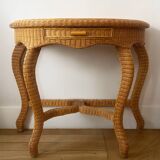 rattan console