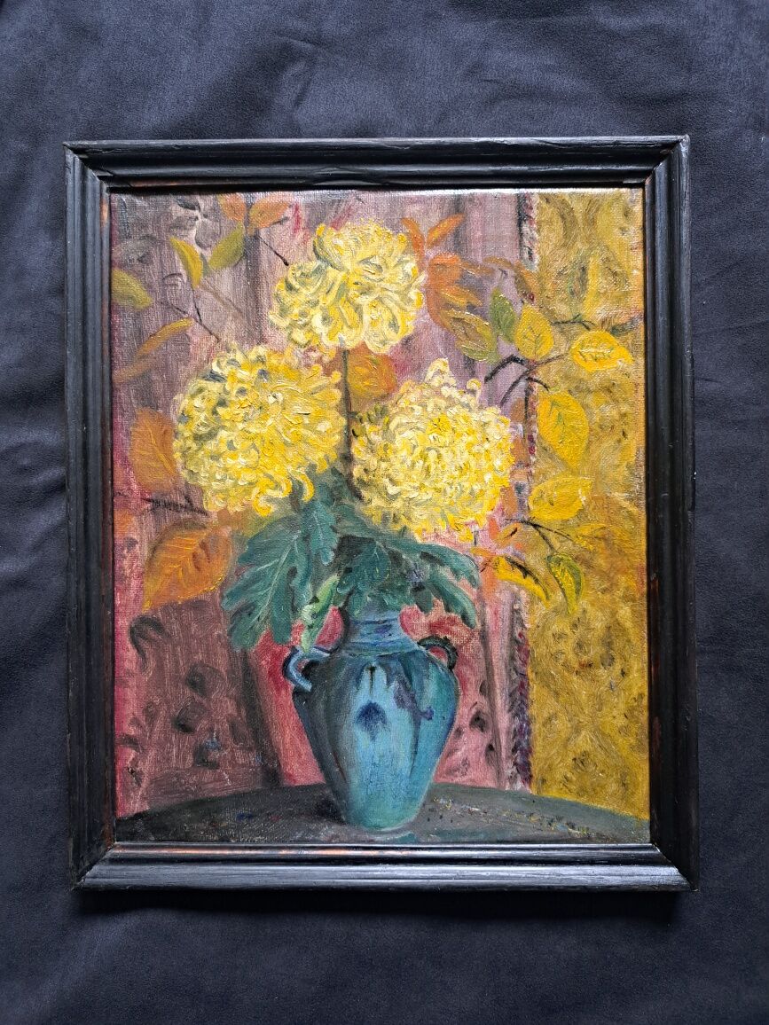 Painting HST still life, School of Paris, post-impressionism in Fauvism style, signed - 1907