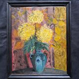 Tableau HST nature morte, école de Paris, post-impressionnisme de style fauvisme, signé - 1907