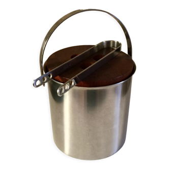 Arne Jacobsen bucket with vintage bottles