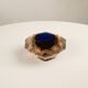 Sculptural submerged glass ashtray by Gianfranco Mandruzzato Murano 1970