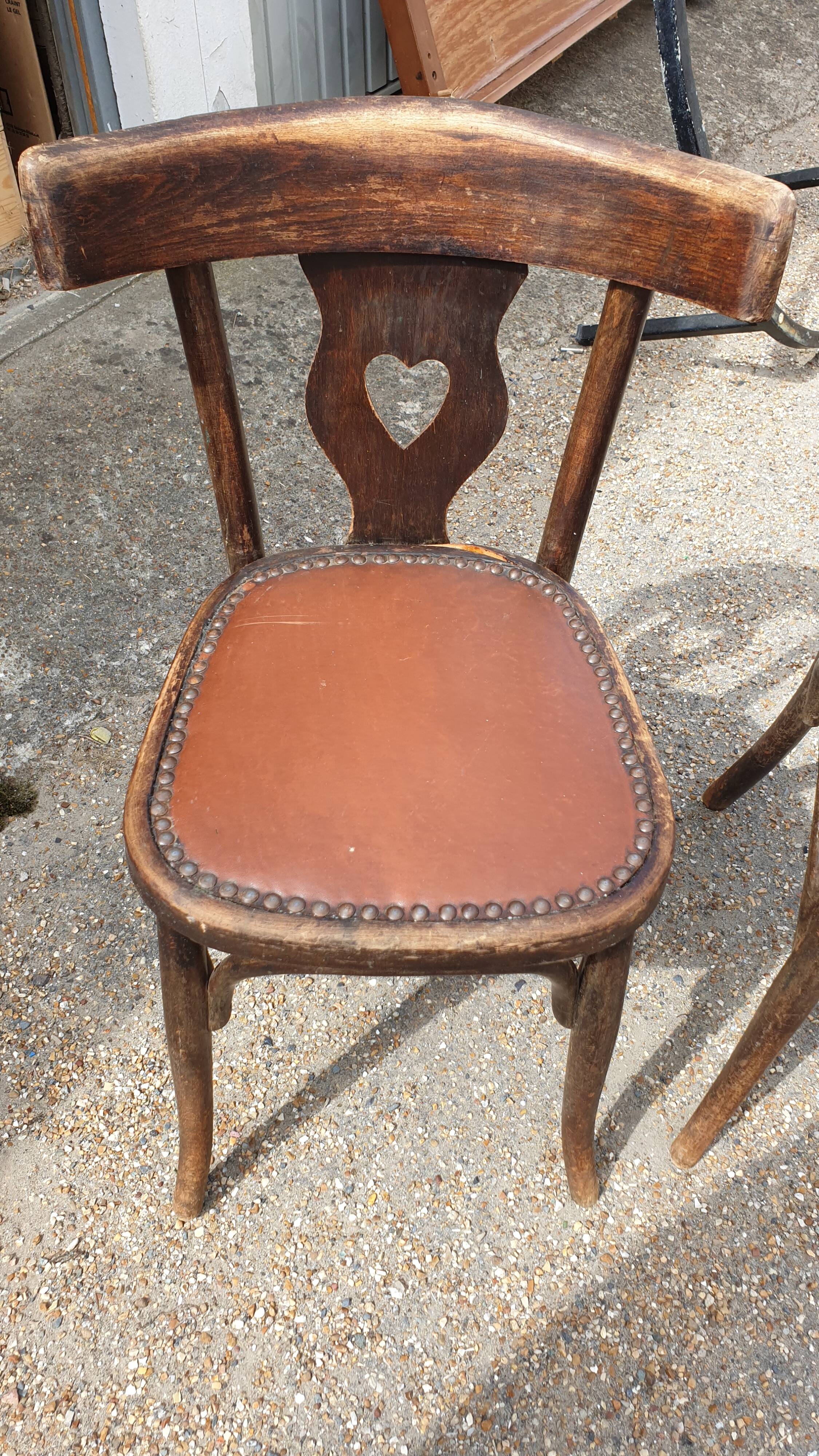 Pair of fischel bistro chairs