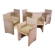 Set (6) by Mario Bellini 401 Break chairs for Cassina, 1990s