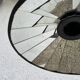 Industrial metal pendant light with mirror