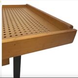 Lit en bois vintage avec tiroirs, Pays-Bas, 1960 design Lit de
