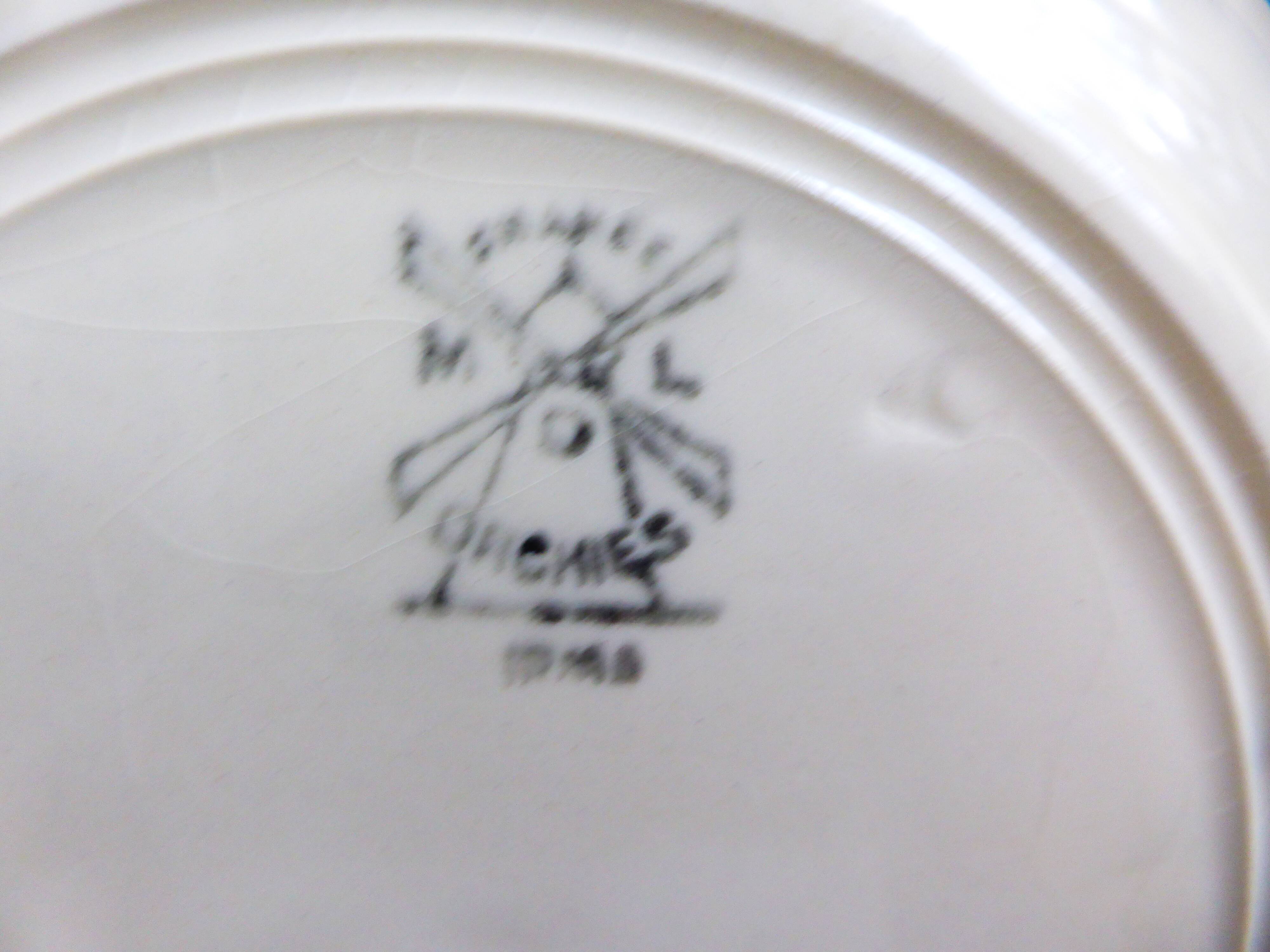 1 assiette creuse vintage du Moulin des loups et orchies 221278