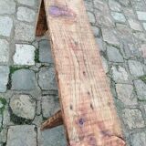 Long wooden farm bench 185cm