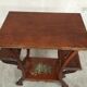 Table desserte art nouveau noyer