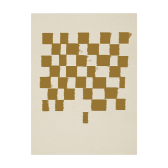 Tirage d’art Chequers giclee, 50x70cm