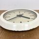 Beige industrial factory wall clock from Siemens, 1950s
