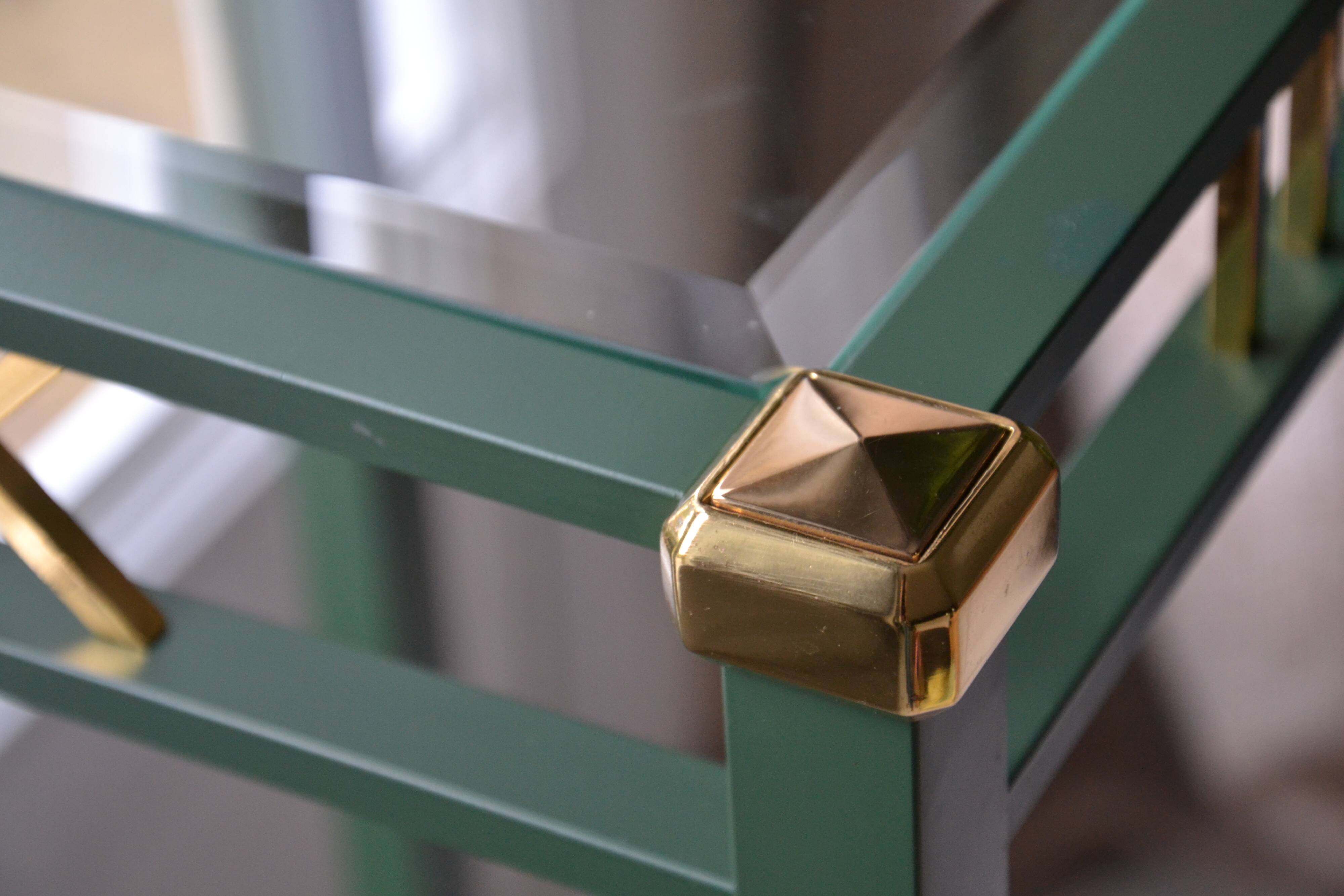 Metal and brass stand Fratelli Orsenigo
