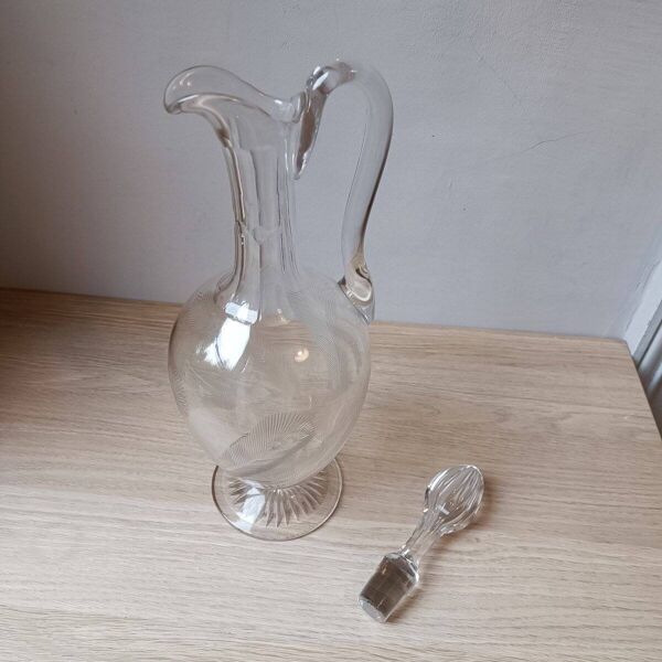 Carafe à Décanter- Cristal taillé- Saint-Louis - Vers 1950